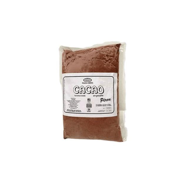 Cacao pur en poudre, bio, sac de 1 kg