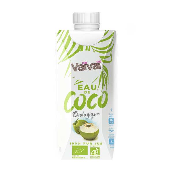 Vaïvaï  L'eau de coco bio et 100% naturelle - Brique 33cl