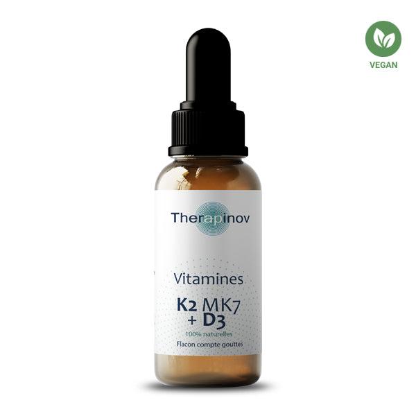 Vitamine K2 MK7 D3 100% Naturelle : Os & Immunite