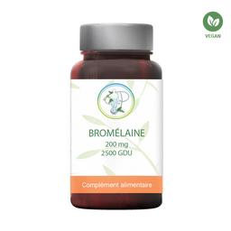 Bromelaine 200 mg 2500 GDU 60 Gélules