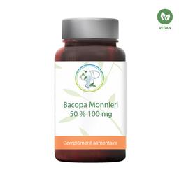 Bacopa Monnieri 100 mg à 50% de Bacosides 90 Gélules