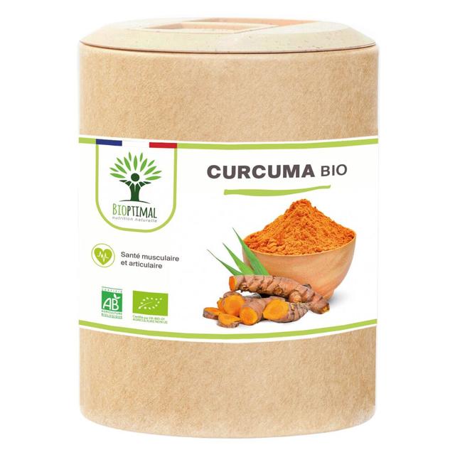 Curcuma bio - Complément alimentaire  - 200 gélules