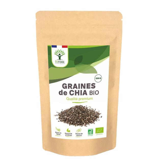 Graines de chia Bio - Conditionné en France  - 150g