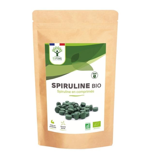 Spiruline Bio - Complément alimentaire  - 600 Comprimés