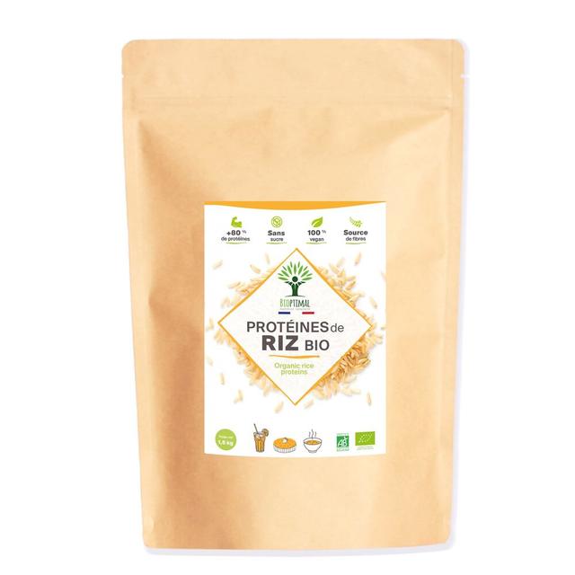 Protéine de Riz Bio en Poudre  - 1,5 kg