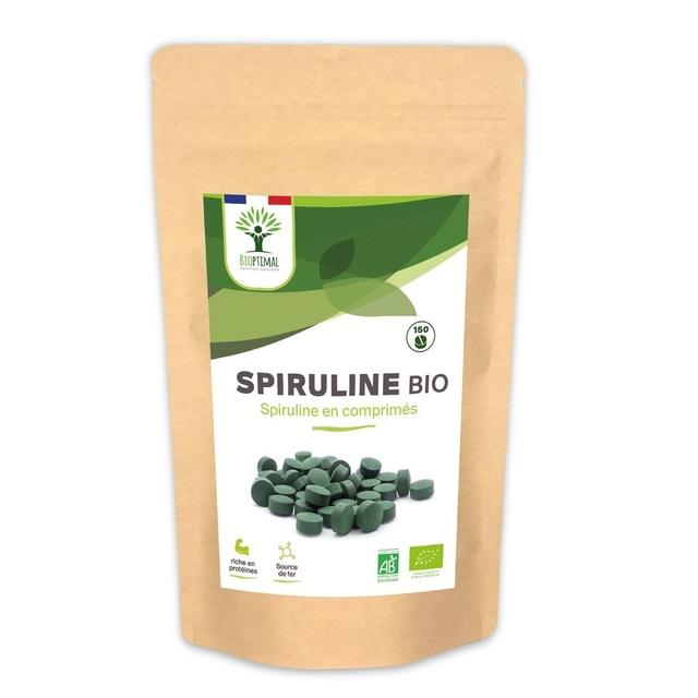 Spiruline Bio - Complément alimentaire  - 150 Comprimés