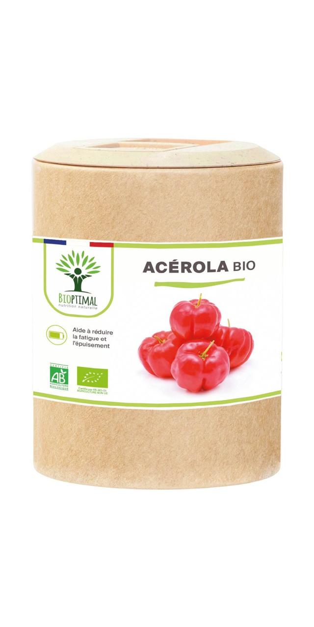 Acerola Bio - Complement Alimentaire - Vitamine C - 200 gelules