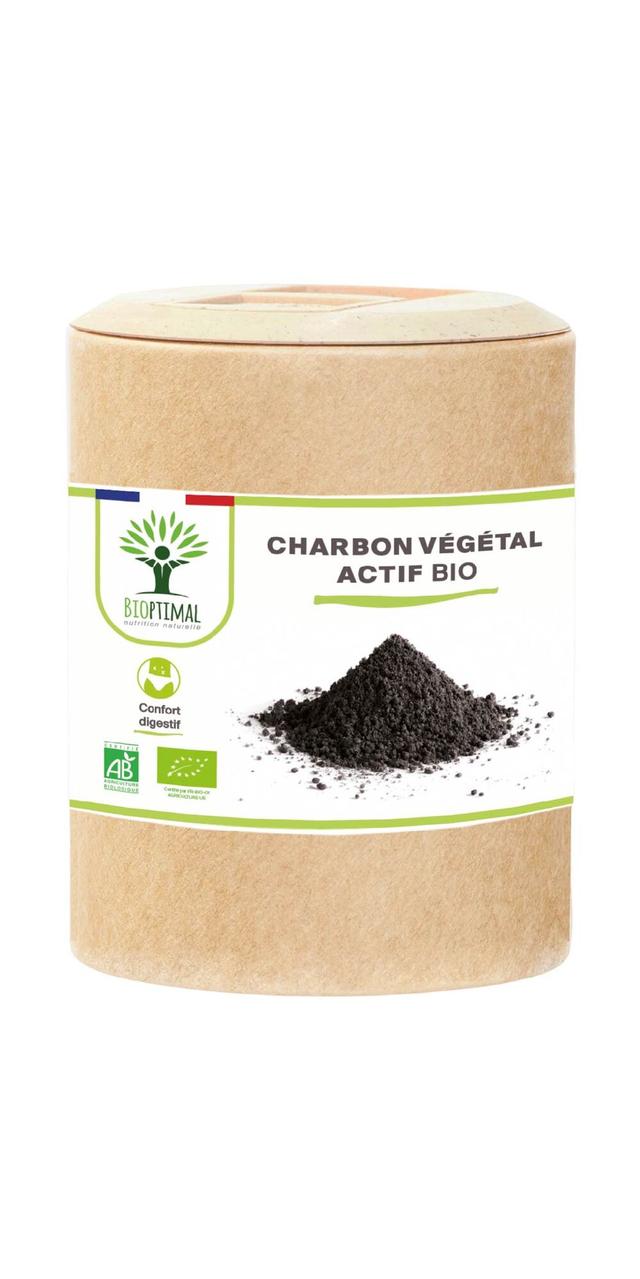 Charbon Actif - Complement Alimentaire - Digestion - 200 gelules