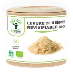 Levure de Bière Bio Vivante - Peau Cheveux Ongles - 60 gélules