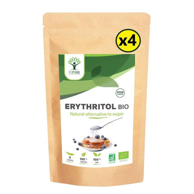 Erythritol bio en poudre - Conditionné en France - 2kg