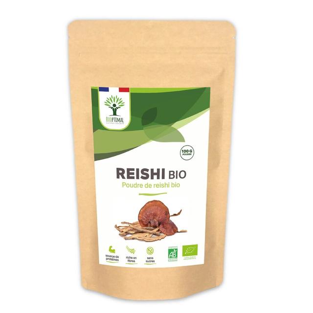 Reishi bio en poudre - Conditionné en France - 100gr