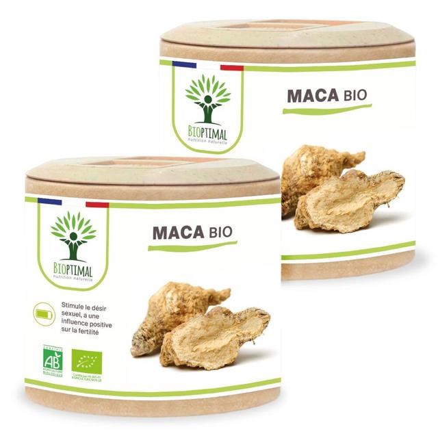 Maca Bio - Complément alimentaire - 2X60gl