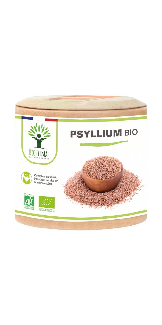 Psyllium Bio - Complément alimentaire - 60 gélules