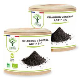 Charbon végétal actif Bio - Complément alimentaire - 2X60gl