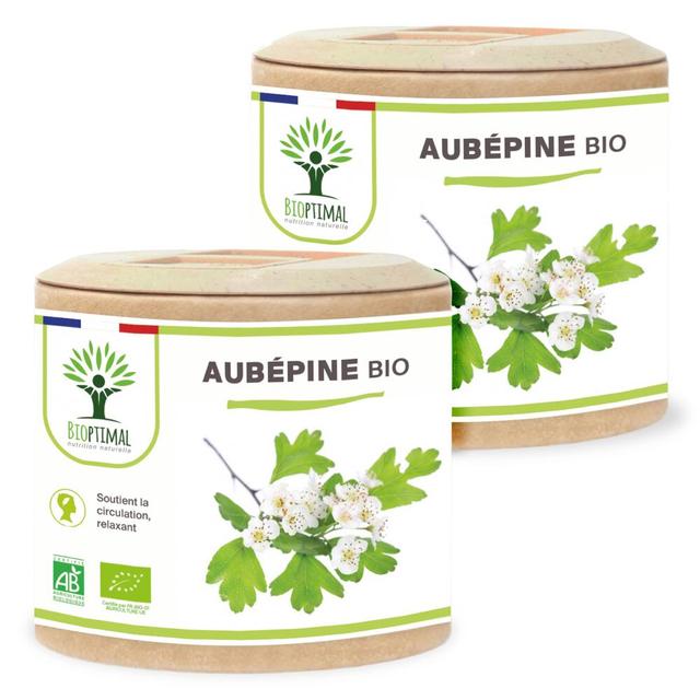 Aubépine bio - Complément alimentaire - 2X60gl