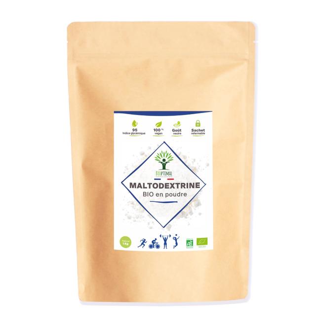 Maltodextrine Bio en Poudre 1KG Vegan Conditionné en France -1KG