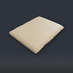 Oreiller JAFFNA Bi-Zone 100% latex naturel et coton 60x40x13