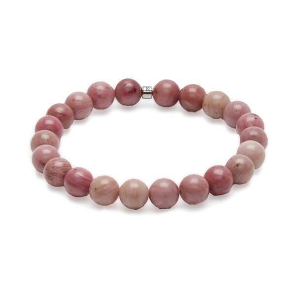 Bracelet 8mm en Rhodonite