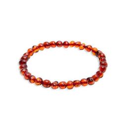 Bracelet en Ambre couleur Cognac