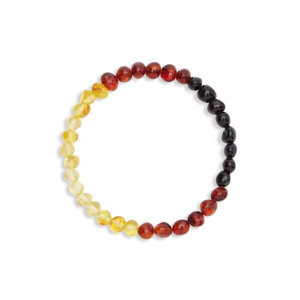 Bracelet arc-en-ciel en Ambre