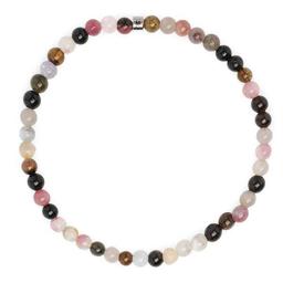 Bracelet 4mm en Tourmaline Multicolore