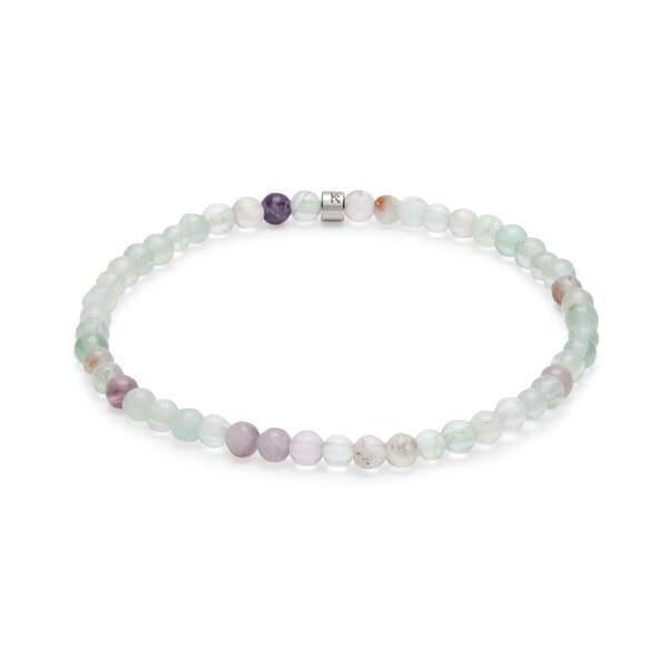 Bracelet 4mm en Fluorite Arc-en-Ciel