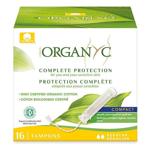 Tampon compact Régulier applicateur x 16