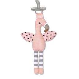 Doudou Attache sucette Flamant rose Franny 25 cm Apple Park