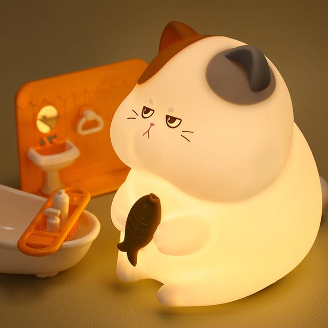 Lampe veilleuse Chat