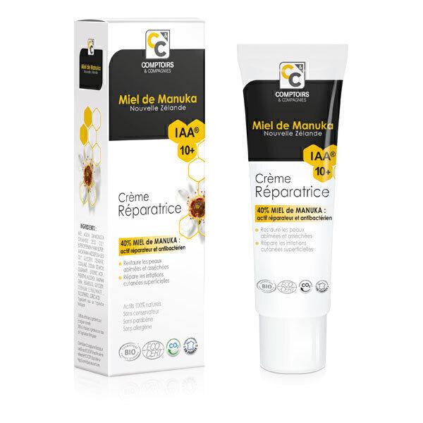 Crème réparatrice BIO 40% Miel de manuk IAA10+ 40ml