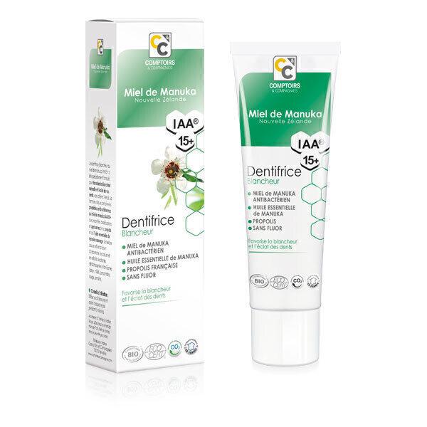 Dentifrice Blancheur bio au Miel de Manuka - 75 ml