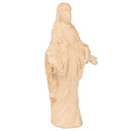 Vierge Marie en papier mâché - 12 x 5.5 x 22.5 cm