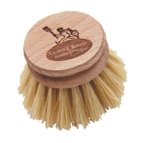 Tête brosse vaisselle Hêtre et fibre d'agave