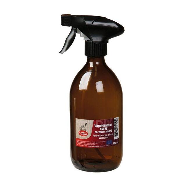 2 vaporisateurs spray en verre ambré 500 ml