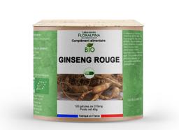 Ginseng rouge bio 120 gélules - contribue au bon fonctionnement