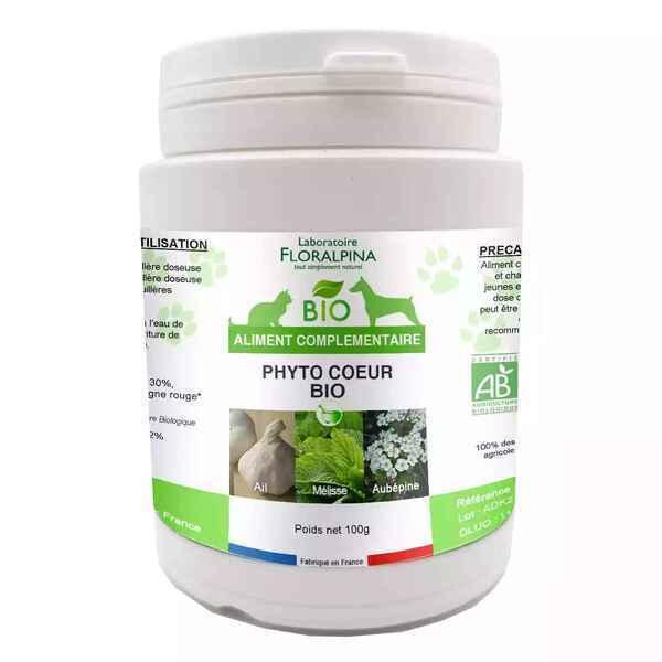 Laboratoire Floralpina - PhytoCoeur Bio 100g pour Chien et Chat