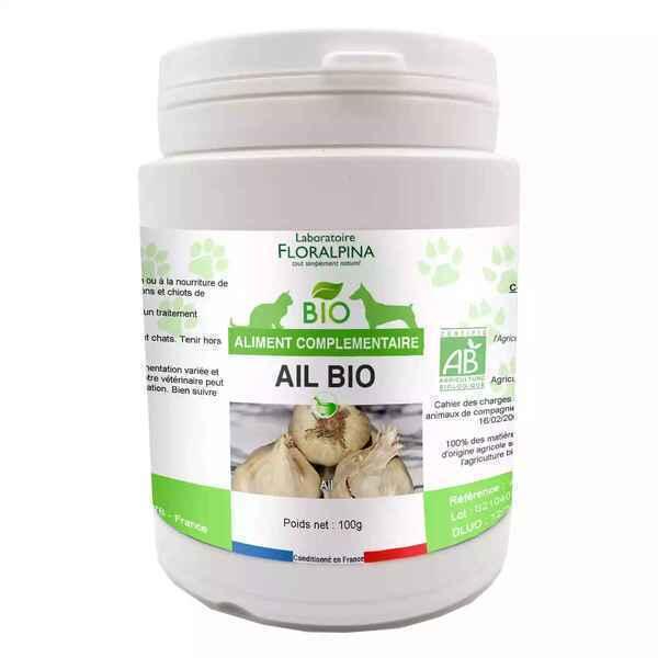 Ail Bio 100g pour Chien et Chat - Alimentaire complémentaire Bio