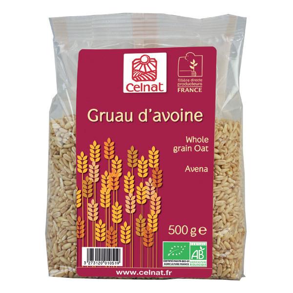 Gruau d'avoine bio 500g