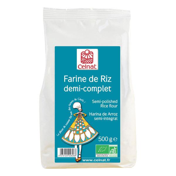 Farine de riz demi-complet bio 500g