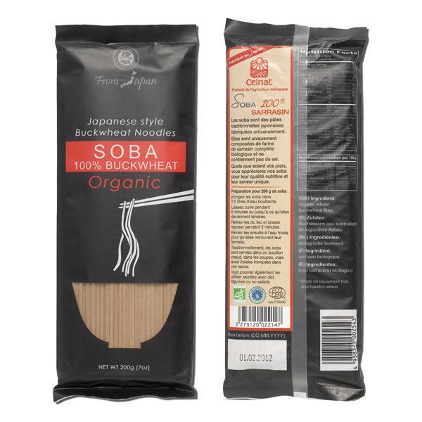 Nouilles Soba 100% sarrasin 200g