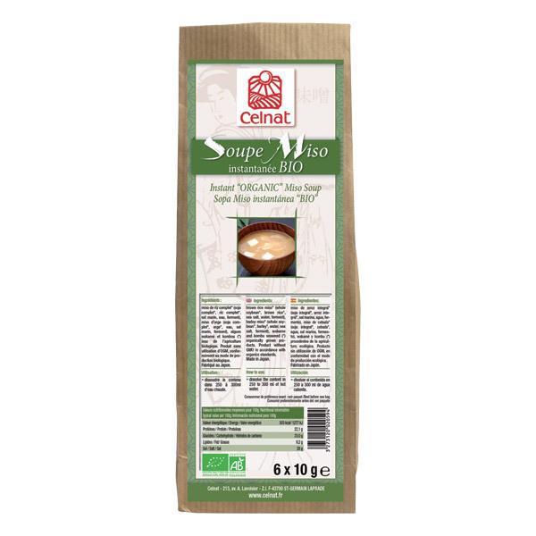 Soupe miso instantanée bio 60g