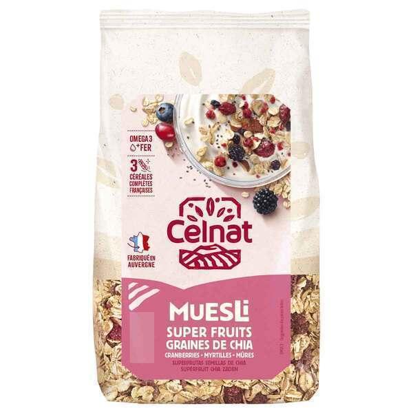 Muesli Super Fruit Graines de Chia bio - 375g