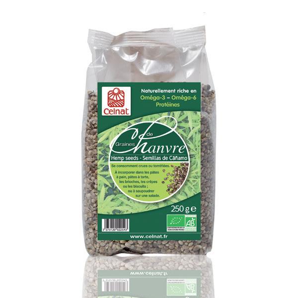 Graines de chanvre complètes 250g