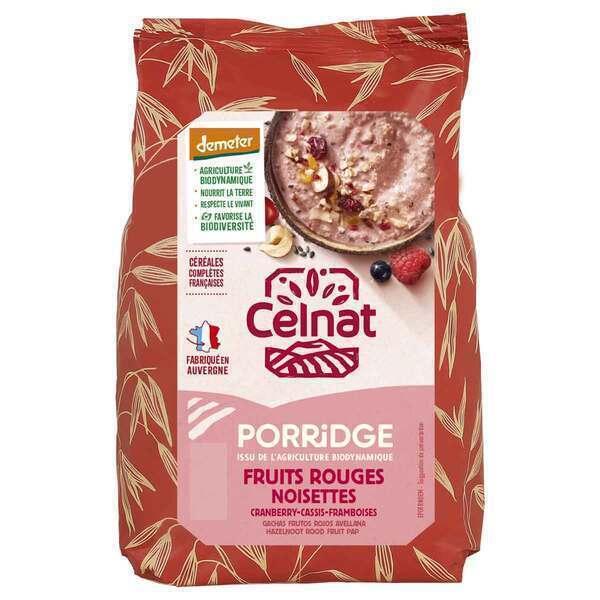 Porridge fruits rouges et noisettes 350g