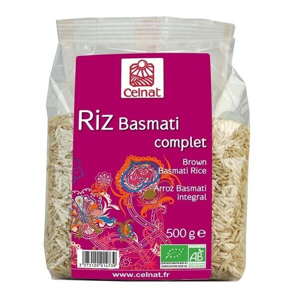 Riz basmati complet 500g bio