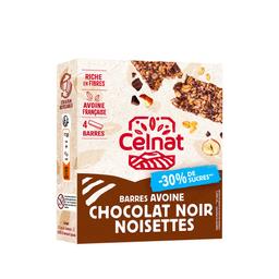 Barres avoine chocolat noisette 4x25g