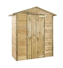 Armoire de jardin 1 porte 2 étagères MERINA