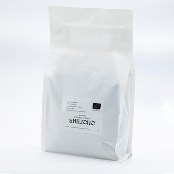 Café d'Ethiopie Bio  Grains 1kg  Shilicho