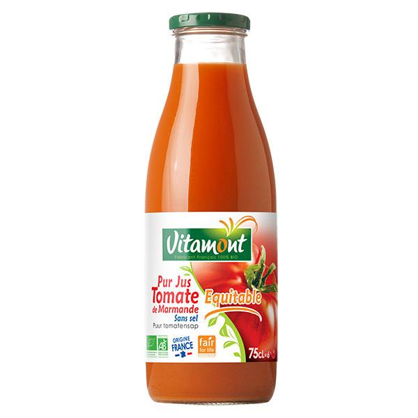 Pur jus de tomate de Marmande sans sel 75cl