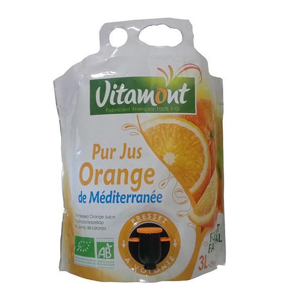 Pur jus d'orange de Méditerranée 3L